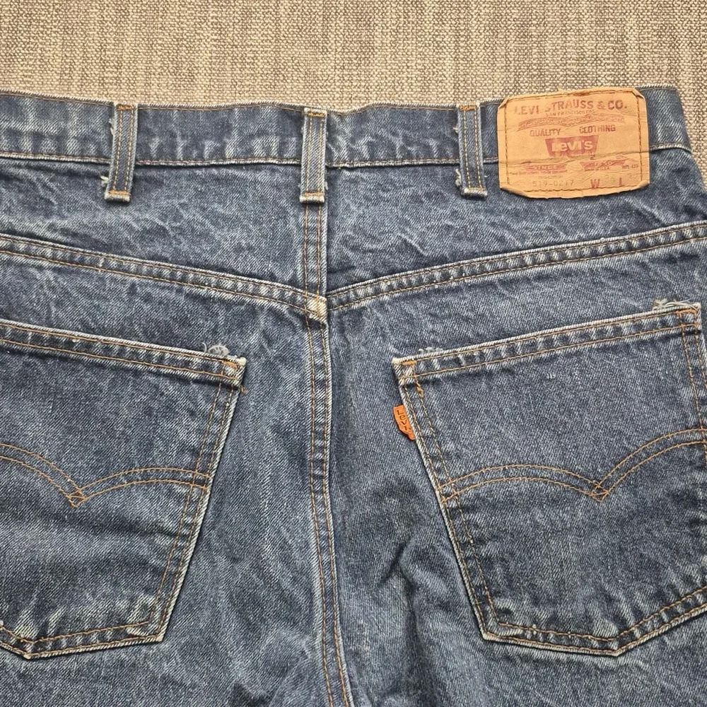 Vintage Levi's 517-0217 Orange Tab Jeans men's 34x32 USA Made1982 Straight Leg